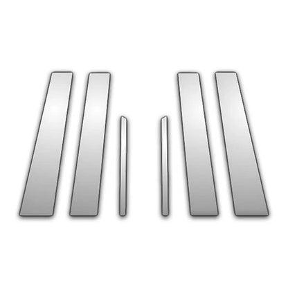 6Pc Chrome Pillar Post Covers for 05-19 Chrysler Aspen - P2234