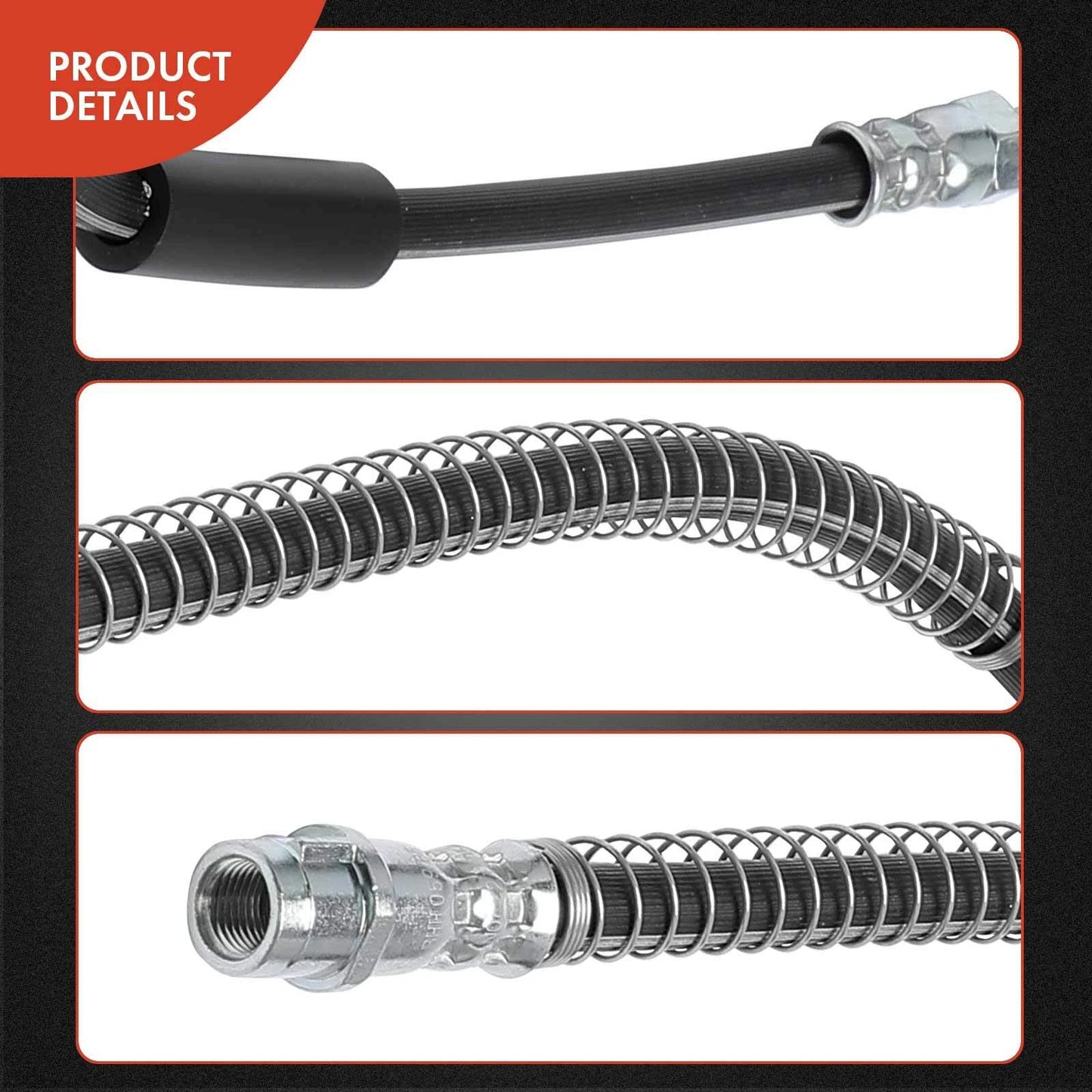 2X Front Brake Hydraulic Hose for Mercedes-Benz AMG GT (2017–2019)