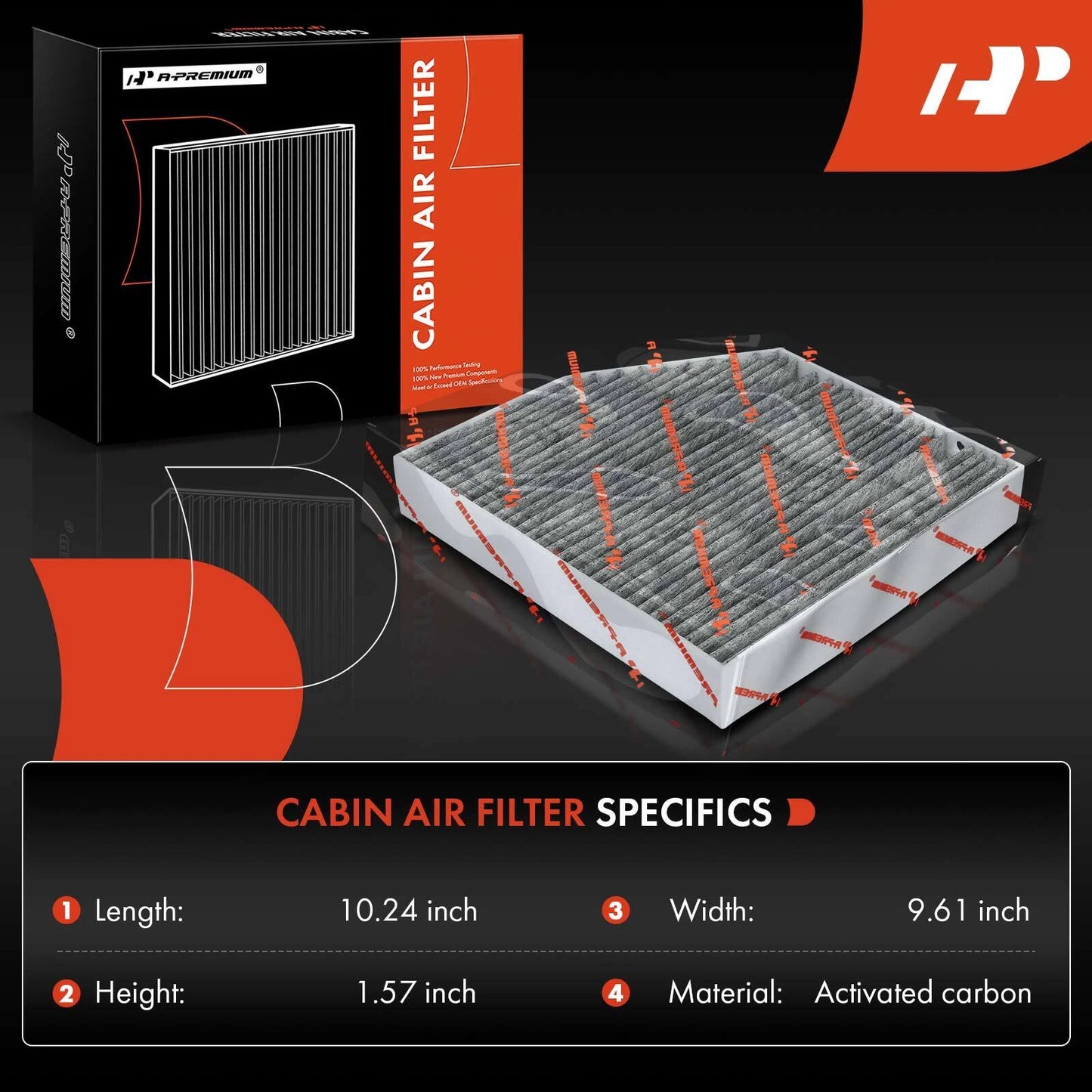Activated Carbon Cabin Air Filter for Mercedes-Benz S205 (2015–2021)