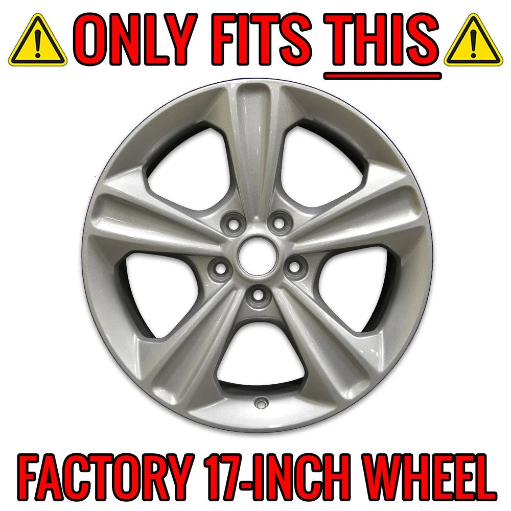 Chrome Wheel Skins Hub Caps Full Alloy Covers for Ford Escape (2013–2016)