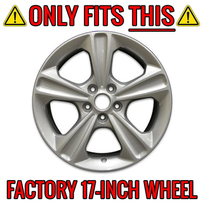 Chrome Wheel Skins Hub Caps Full Alloy Covers for Ford Escape (2013–2016)