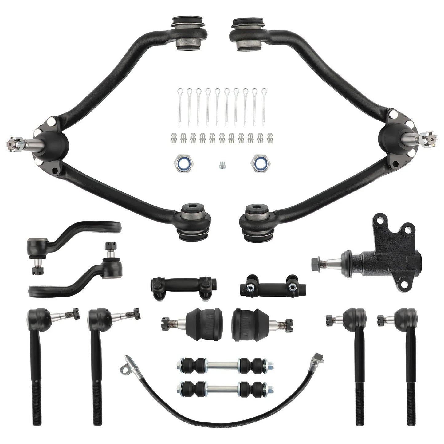 Front Control Arm Ball Joint and Tie Rods for Chevy GMC C2500 C3500 (1993–2000)
