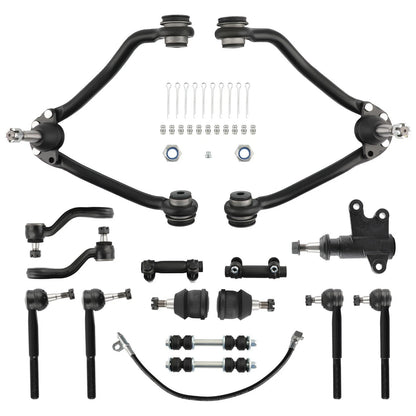 Front Control Arm Ball Joint and Tie Rods for Chevy GMC C2500 C3500 (1993–2000)