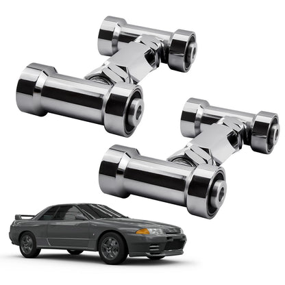 2PCS Adjustable Front Upper Camber Control Arms for Nissan Skyline GTR & 300ZX Z32 (1989–1994)