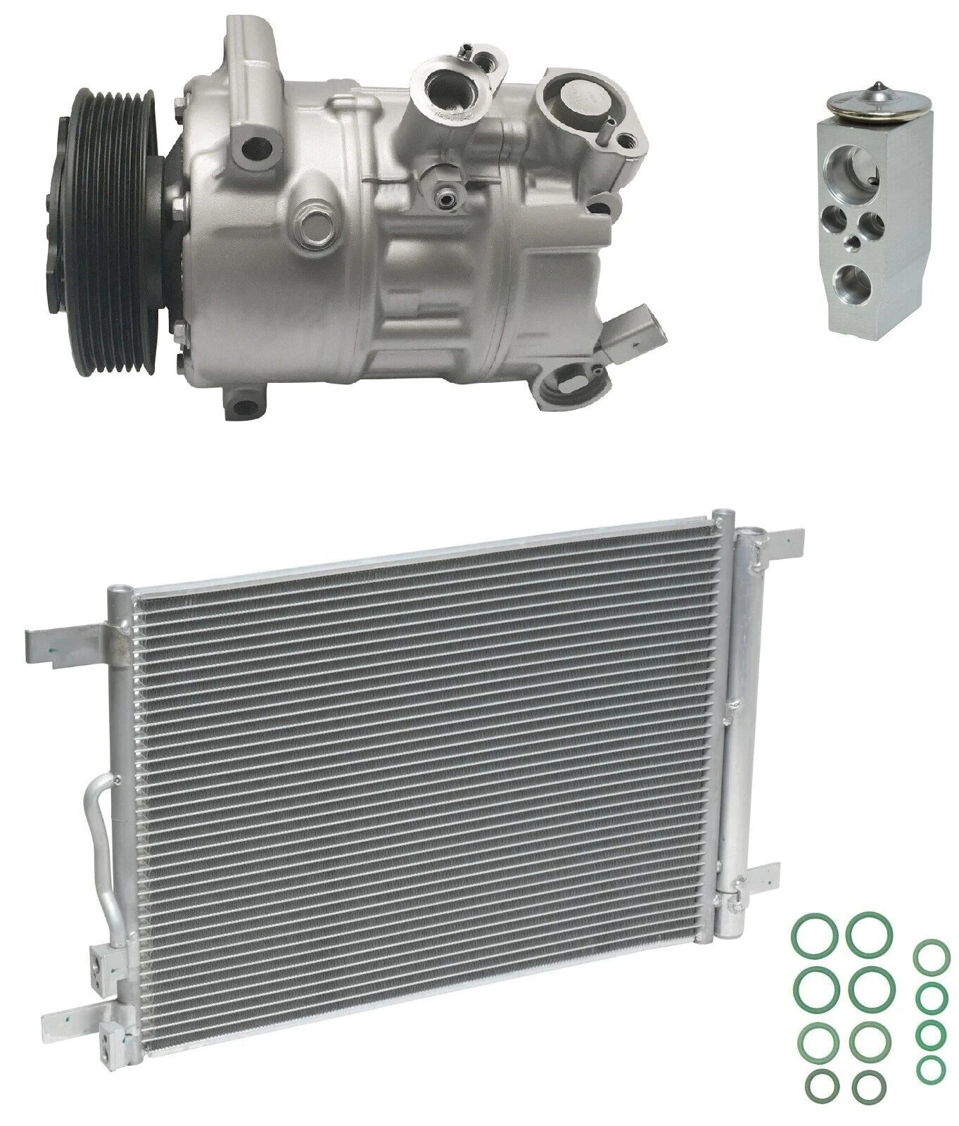 AC Compressor Kit with Condenser for Volkswagen Tiguan 1.4L (2020–2020)