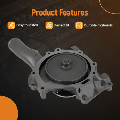 Coolant Water Pump for Detroit Diesel Mercedes-Benz (A906) 2010–2012