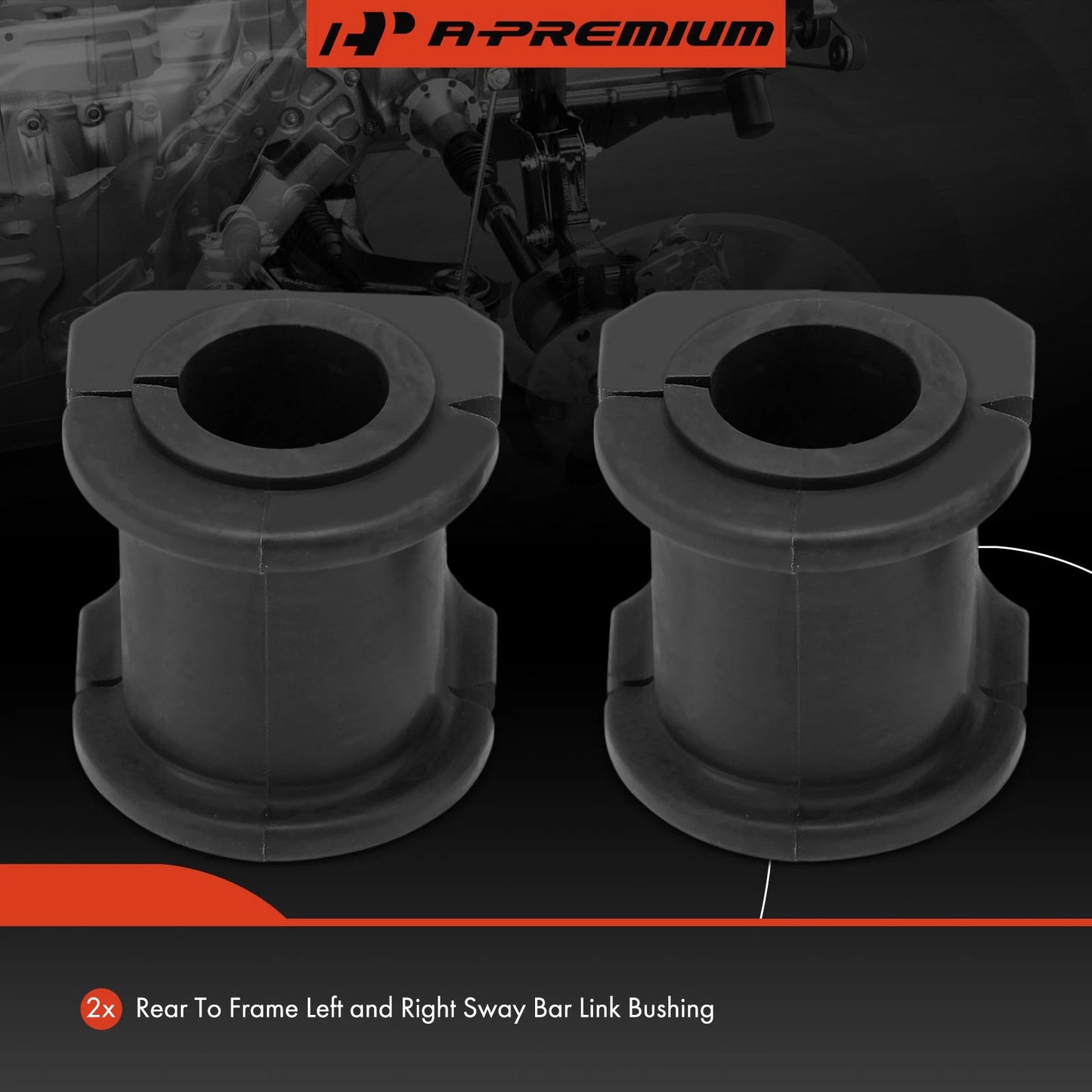 2X Rear Sway Bar Bushing Kit for Chevy Malibu (2004–2011)