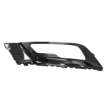 Replacement Black Gloss/Painted Polypropylene Front Driver Side Fog Light Bezel