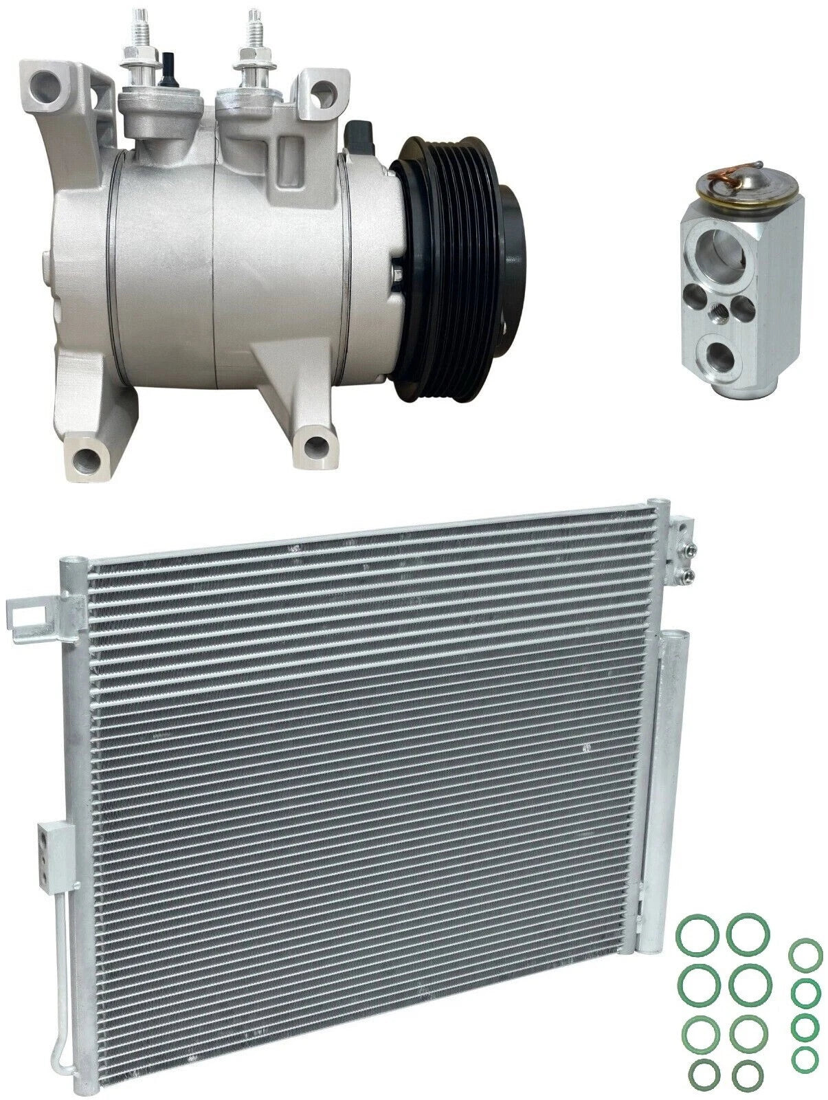 A C Compressor Kit With Condenser for Jeep Grand Cherokee 3.6L (2011–2020)