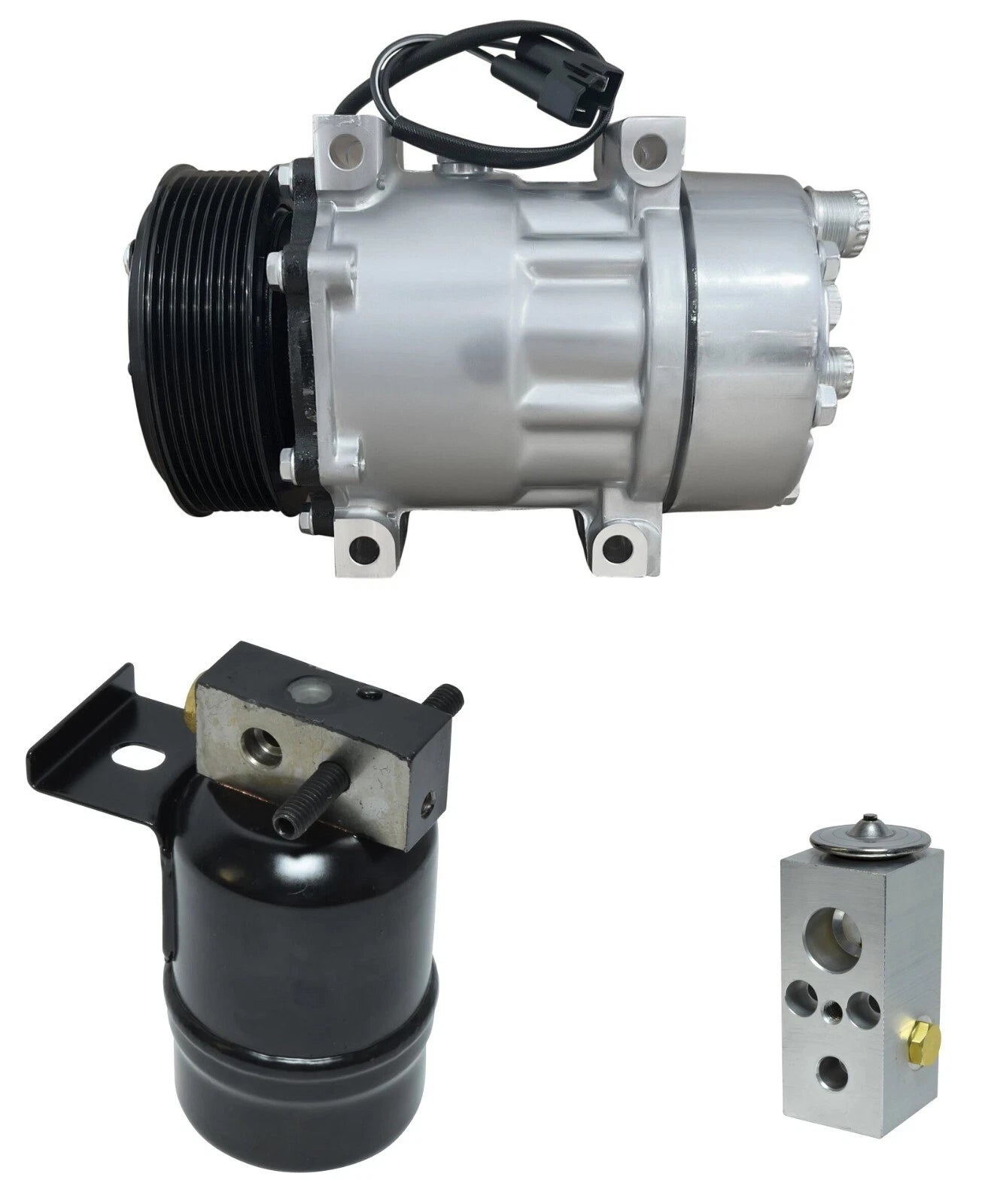 A C Compressor Kit Replacement for Dodge W350 5.9L (1990–1991)