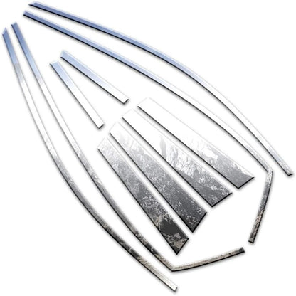 Luxury Chrome Window Package with Posts for Nissan Altima (2002–2006)