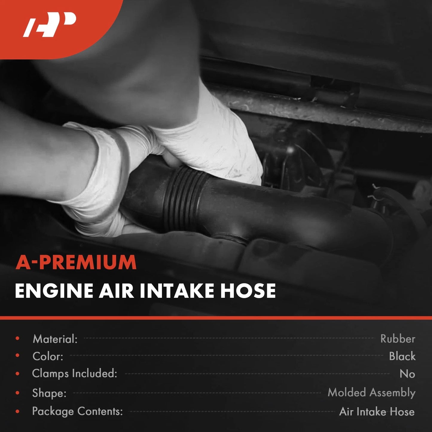 2X Engine Air Intake Hose for Mercedes-Benz CL500 (2003–2006)