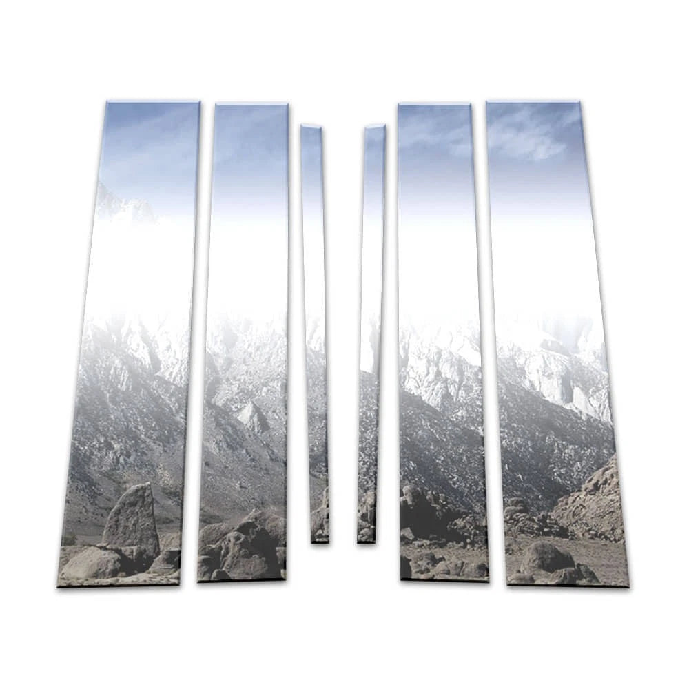 6Pc Chrome Pillar Post Covers Replacement for Scion xD (2008–2015)