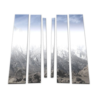 6Pc Chrome Pillar Post Covers Replacement for Scion xD (2008–2015)
