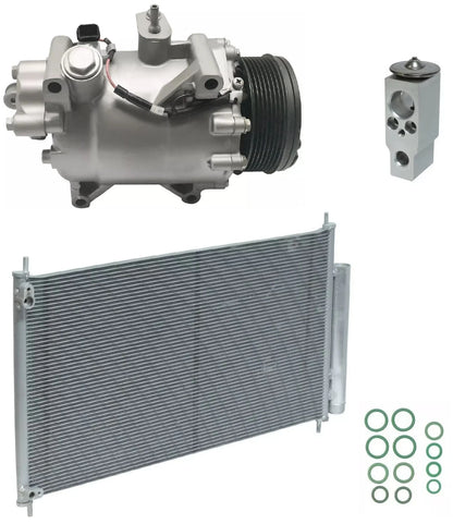 AC Compressor Kit with Condenser for Honda Civic 2.4L (2014–2015)