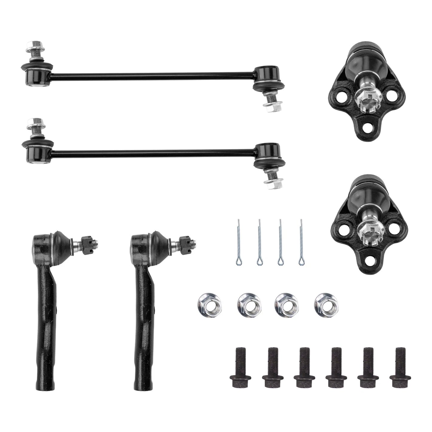 Front Suspension Ball Joints and Tie Rods for Toyota Corolla (2003–2008)