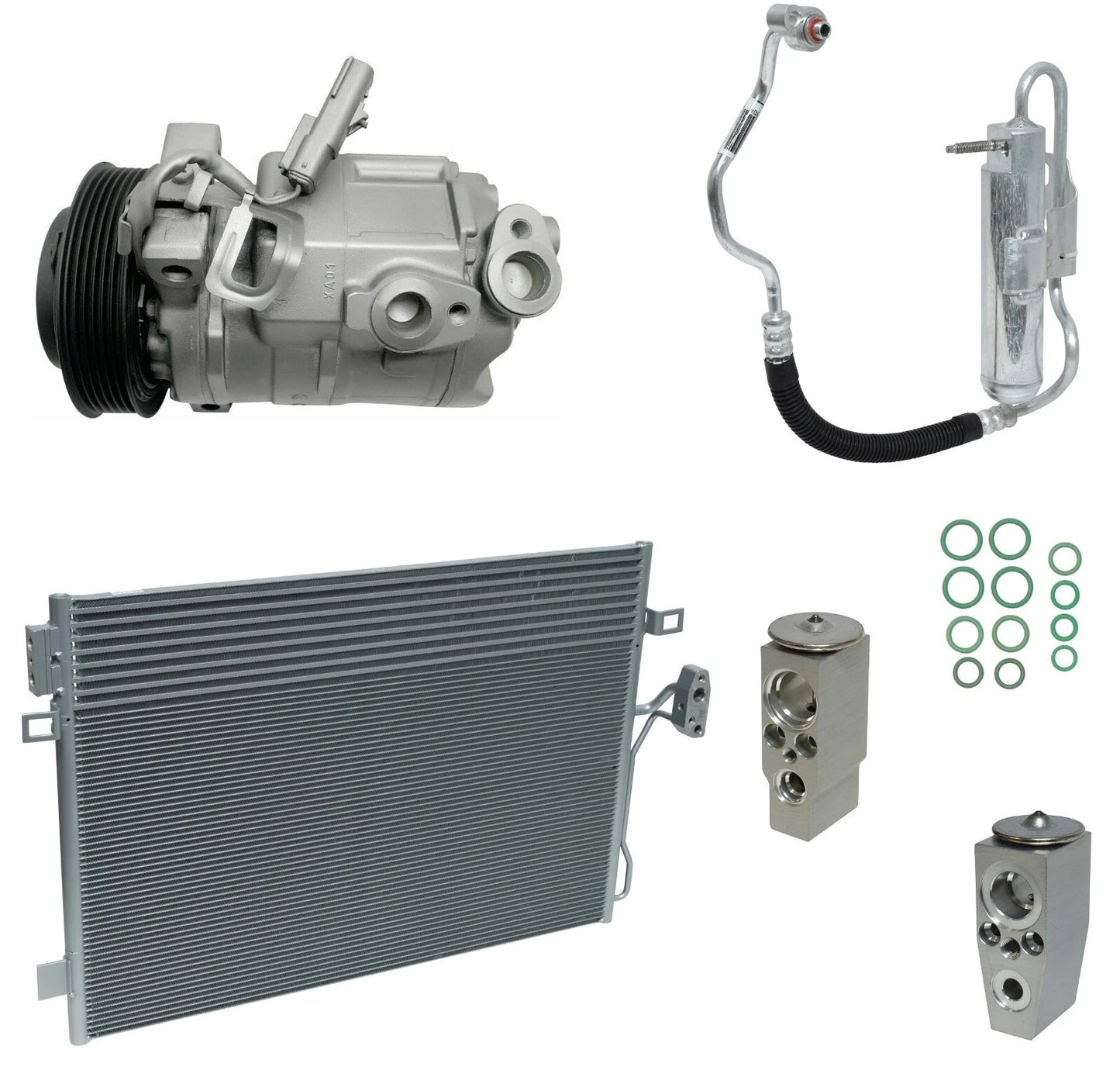 AC Compressor Kit With Condenser for Dodge Journey 2.4L (2010–2010)