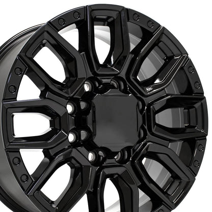 20" Gloss Black Wheel for 1988-2000 Chevy C3500 - RVO4741 - RVO4741