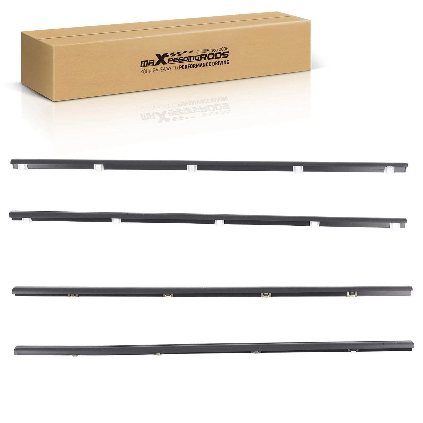 Door Window Weatherstrip for Toyota Hilux LN50 LN56 (1984–1988) Rubber