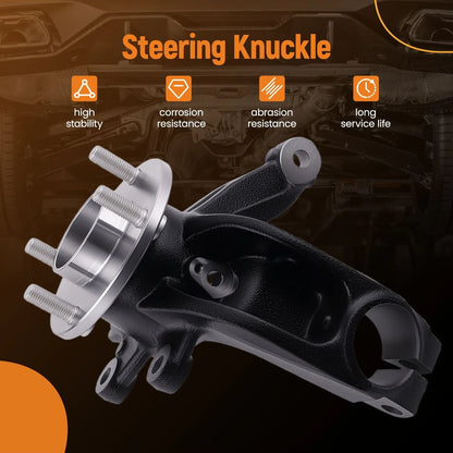 Front Driver Side Steering Knuckle for Ford Focus (2006–2011)