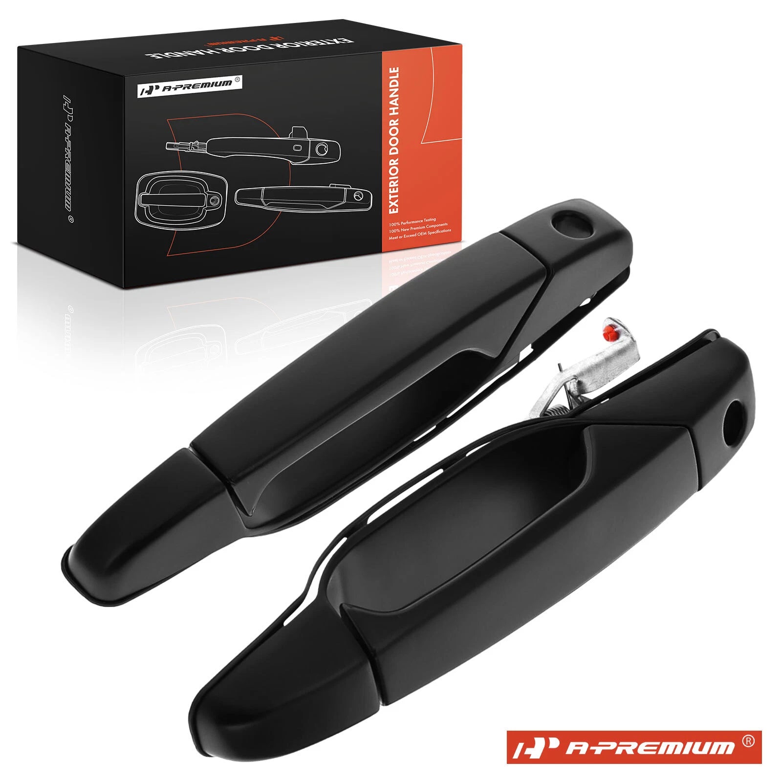 2X Front Exterior Door Handle for Chevrolet Silverado 1500 GMC Sierra (2014–2019)