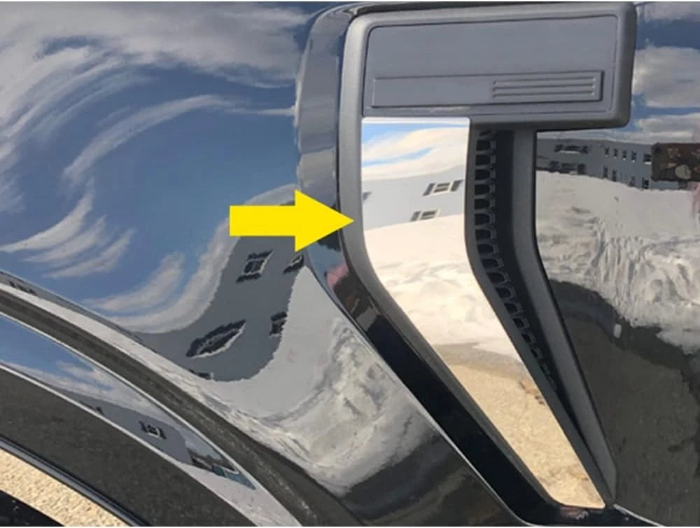 2pc. Luxury FX Polished Porthole Accent Trim for 2021-22 Ford F-150 Pickup Truck