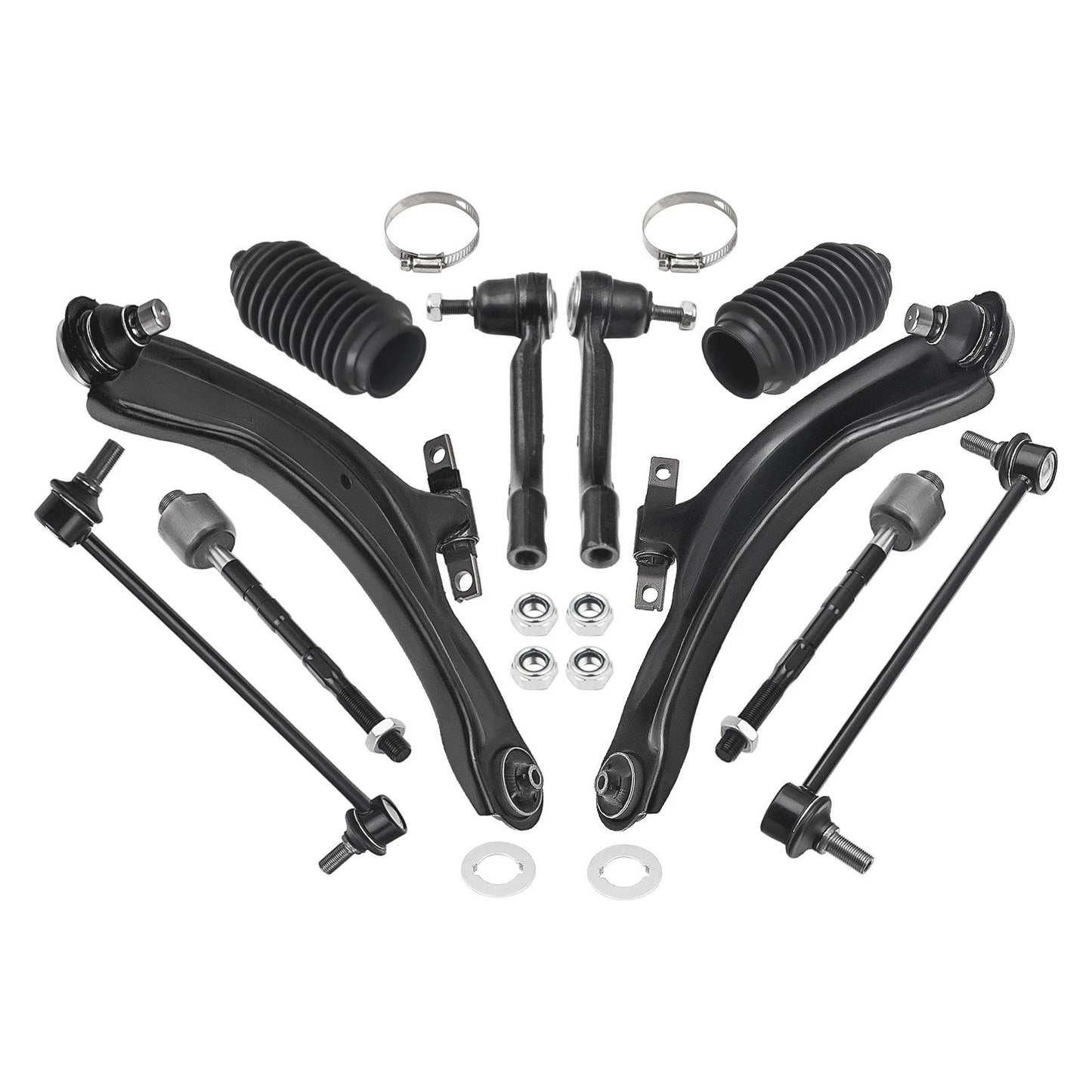 10 Pcs Front Lower Control Arm Assembly for Nissan Rogue (2008–2013)