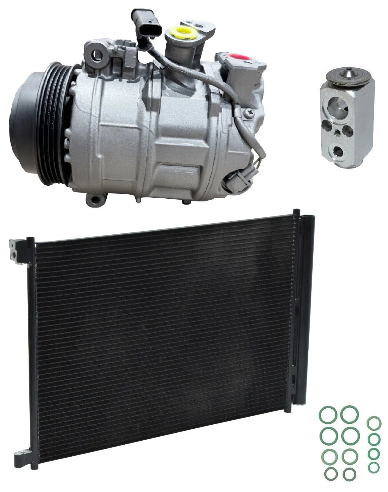 A C Compressor Kit With Condenser for Mercedes C63 AMG 4.0L (2015–2016)