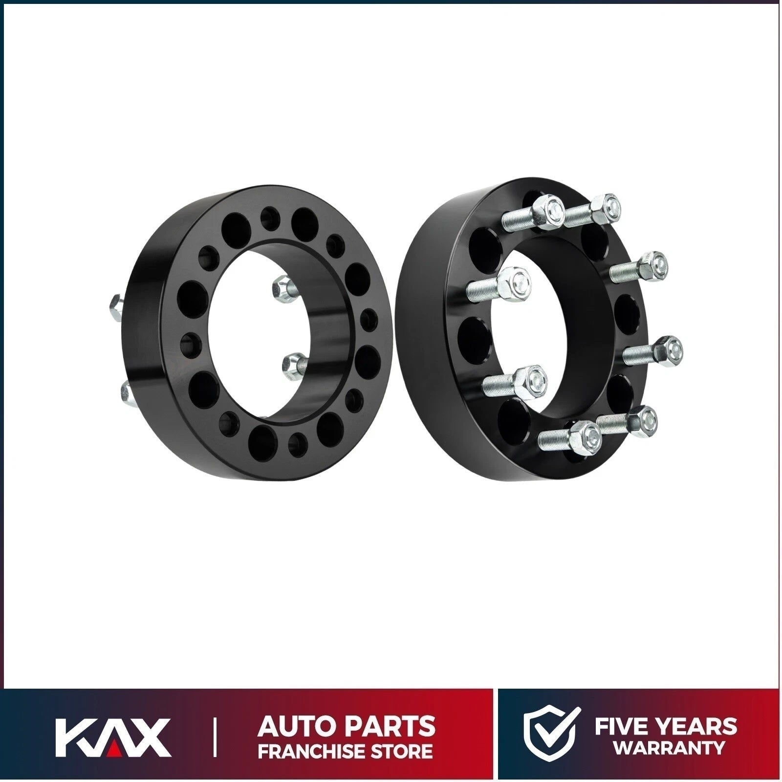 2x 2" and 8x6.5 M14x1.5 130mm Wheel Spacers for Chevrolet Express & GMC Savana (2015–2025)