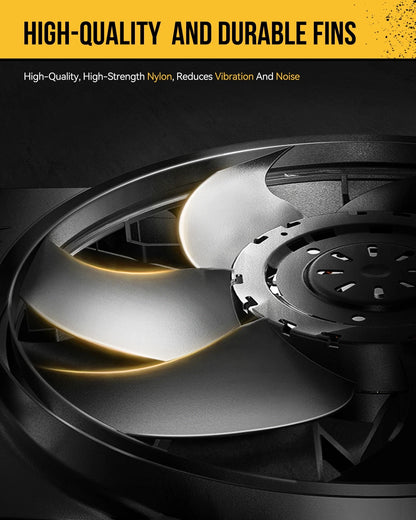 Brushed Radiator Cooling Fan for Nissan Sentra L4 2.0L (2007–2012)