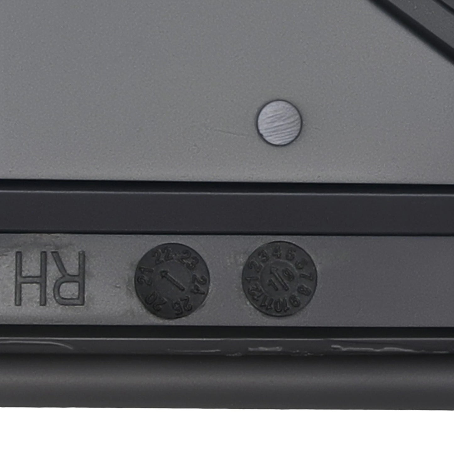 Left Right Side Mirror Flag Applique for Fiat 500 (2012–2019) Black
