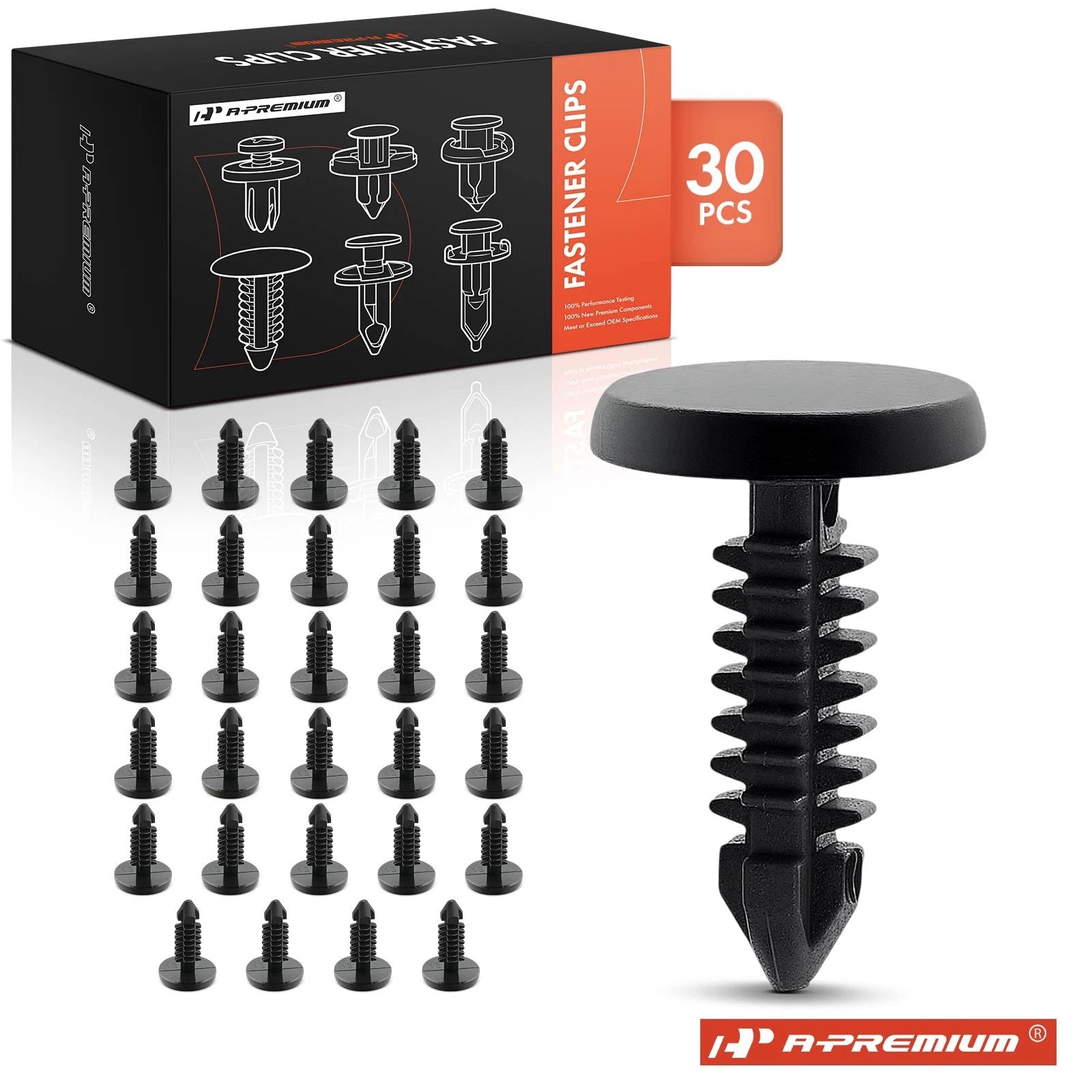 30Pcs Nylon Weatherstrip Retainer Clips for GM Chevy Buick