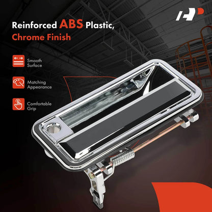 2X Front Chrome Exterior Door Handle for Chevrolet Tahoe (1995–2000)