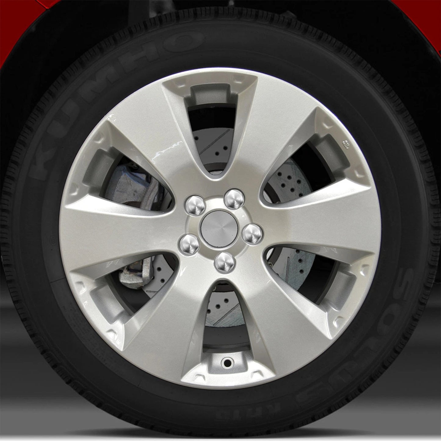 17x7 Factory Wheel (Sparkle Silver Full Face) for 2010-2012 Subaru Legacy