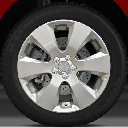 17x7 Factory Wheel (Sparkle Silver Full Face) for 2010-2012 Subaru Legacy