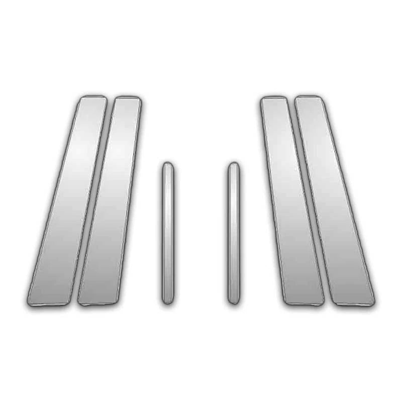 6Pc Chrome Pillar Post Covers for 06-09 Lincoln Zephyr - P4009