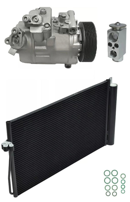 A/C Compressor Kit With Condenser for BMW 535i 3.0L (2009–2010)