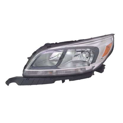 Replacement Driver Side Halogen Headlight Assembly w/o Logo-See Compatible Chart