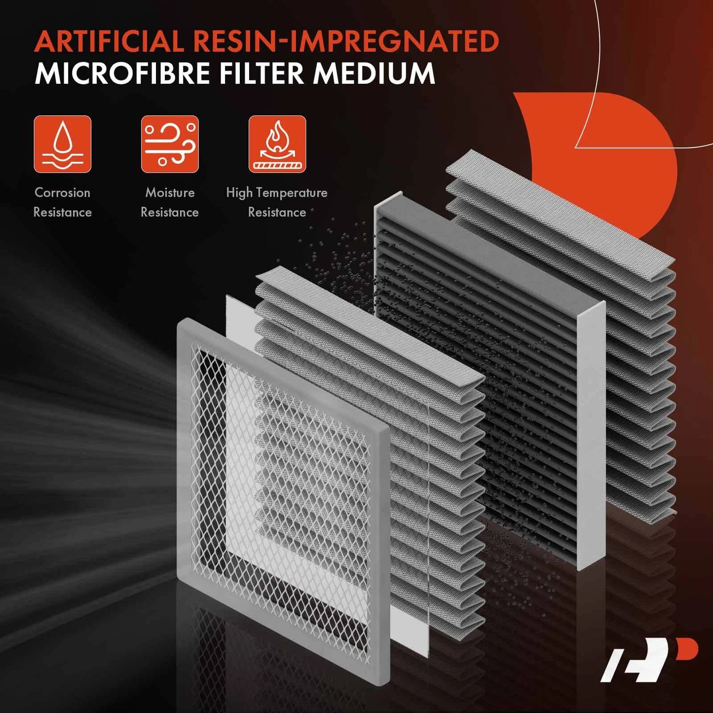 2X Engine Air Filter for Chevy Captiva Sport (2012–2015) Saturn Vue (2008–2010)