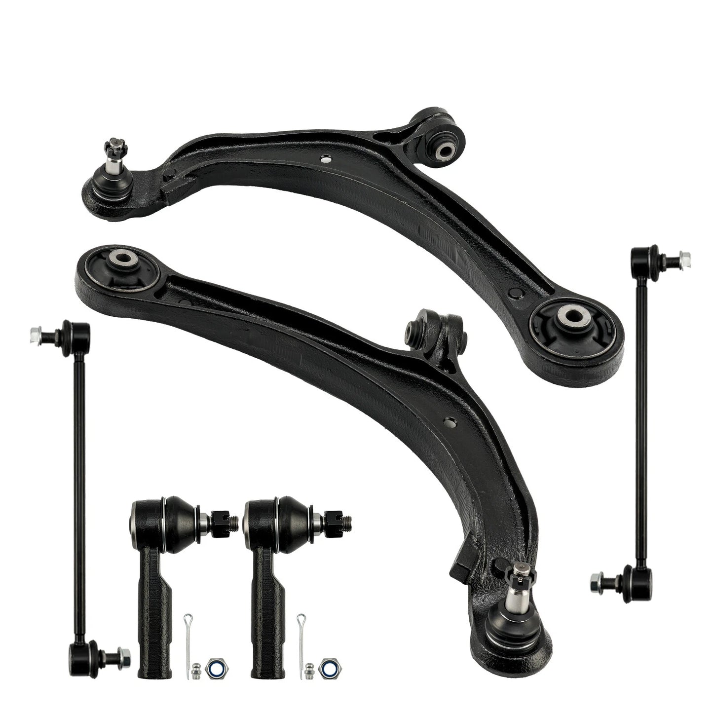 Front Lower Control Arms Outer Tie Rod Sway Bars for Honda Odyssey (2011–2017)