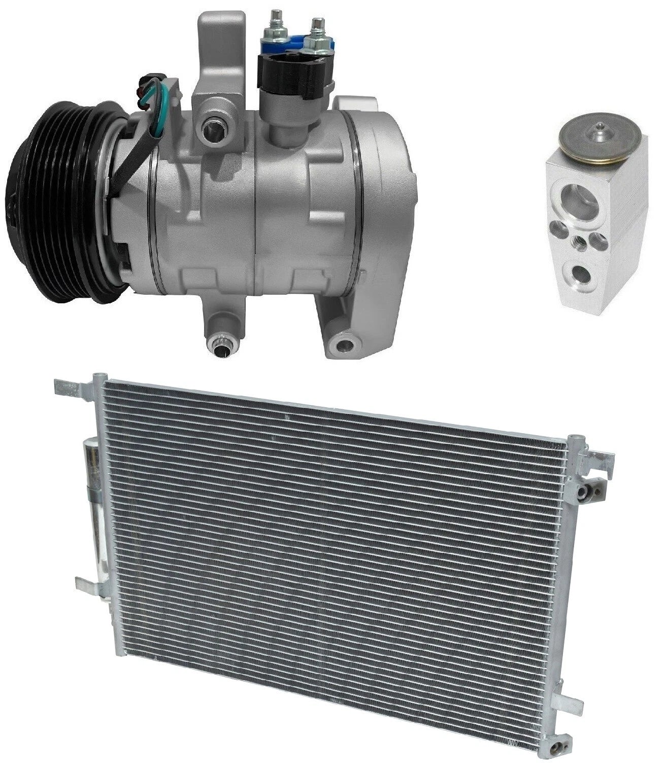 A/C Compressor Kit With Condenser for Ford Mustang 5.2L (2018–2018)