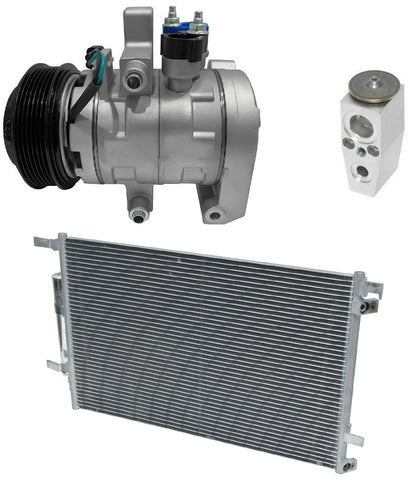 A/C Compressor Kit With Condenser for Ford Mustang 5.2L (2018–2018)