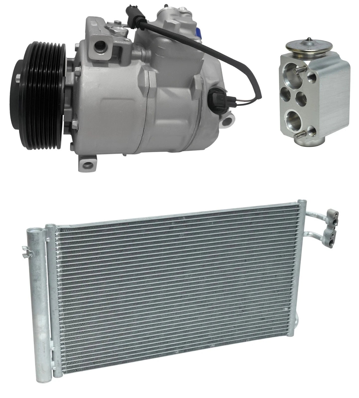 AC Compressor Kit With Condenser for BMW 335i 3.0L (2008–2010)
