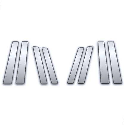6Pc Chrome Pillar Post Covers Replacement for Honda Odyssey (2005–2010)