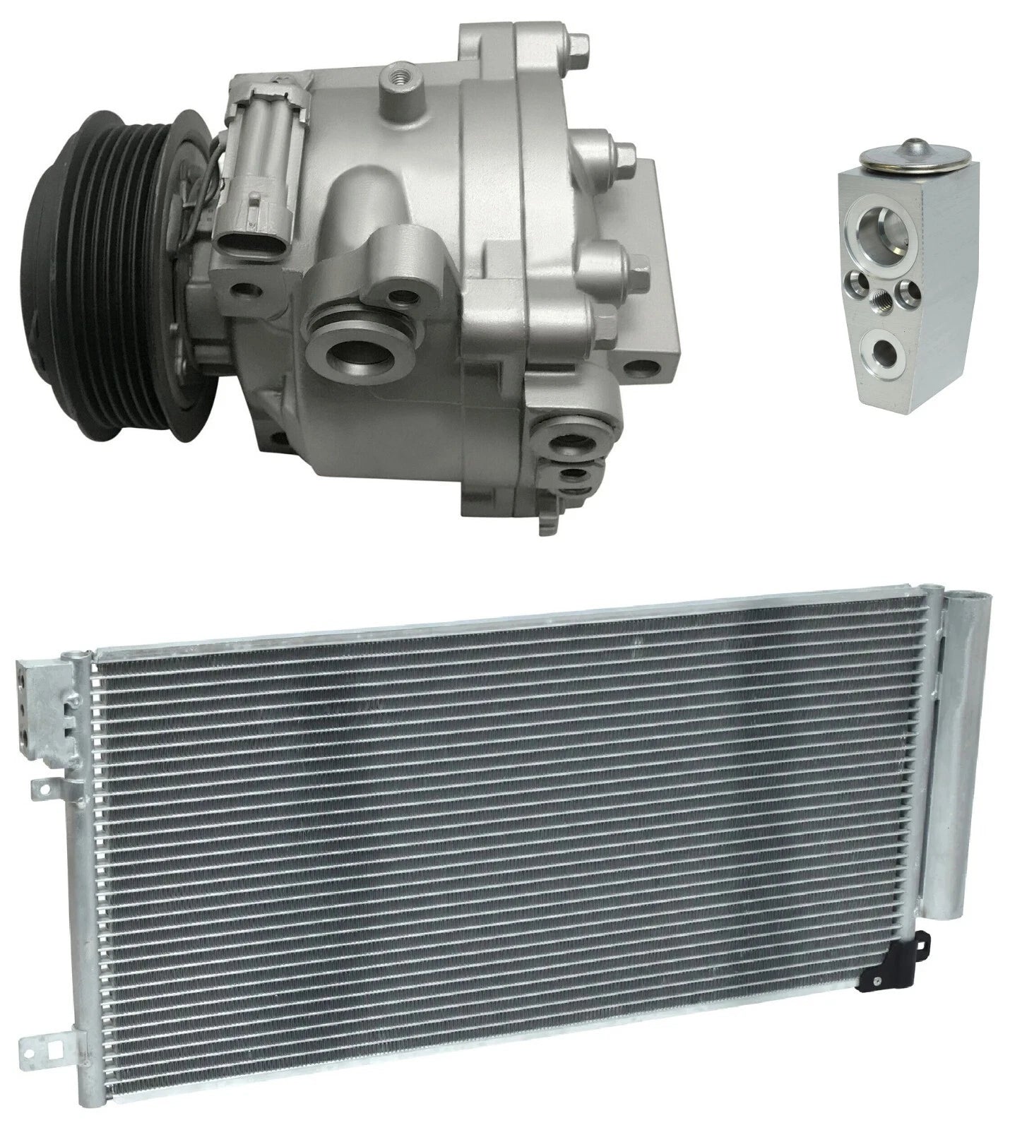 AC Compressor Kit With Condenser Replacement for Chevrolet Trax 2013–2015