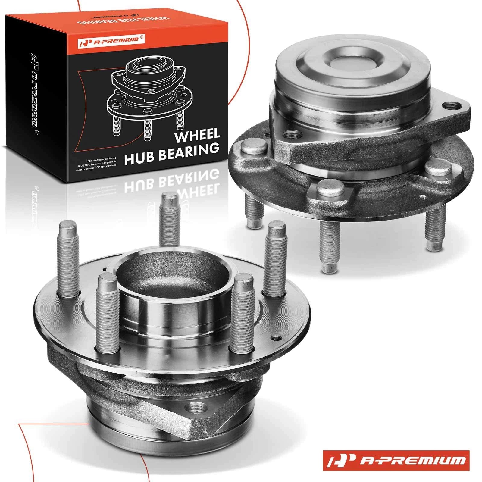 2X Rear Wheel Hub & Bearing Assembly for Chevrolet Malibu (2016–2021)
