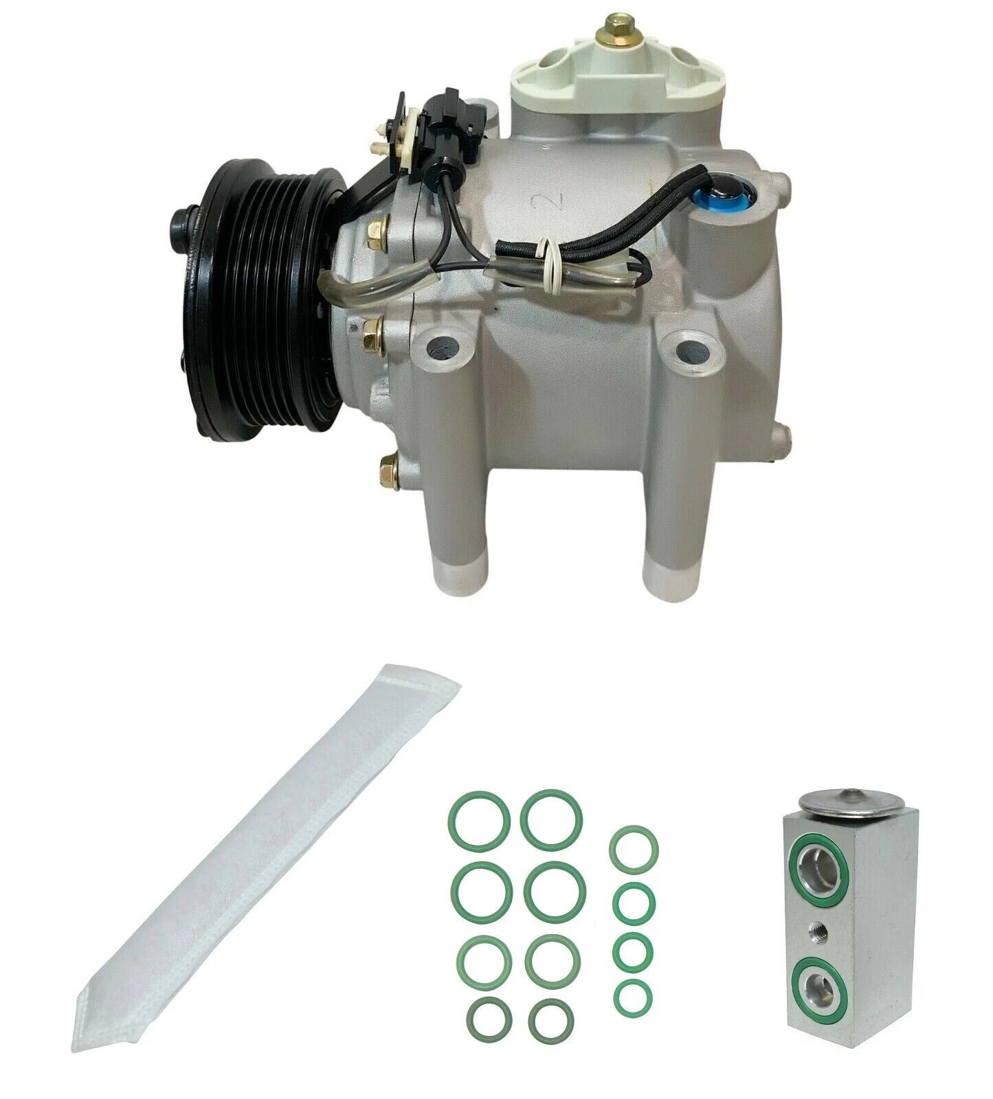 AC Compressor Kit OEM Replacement for Jaguar S-Type 3.0L V6 (2003–2005)