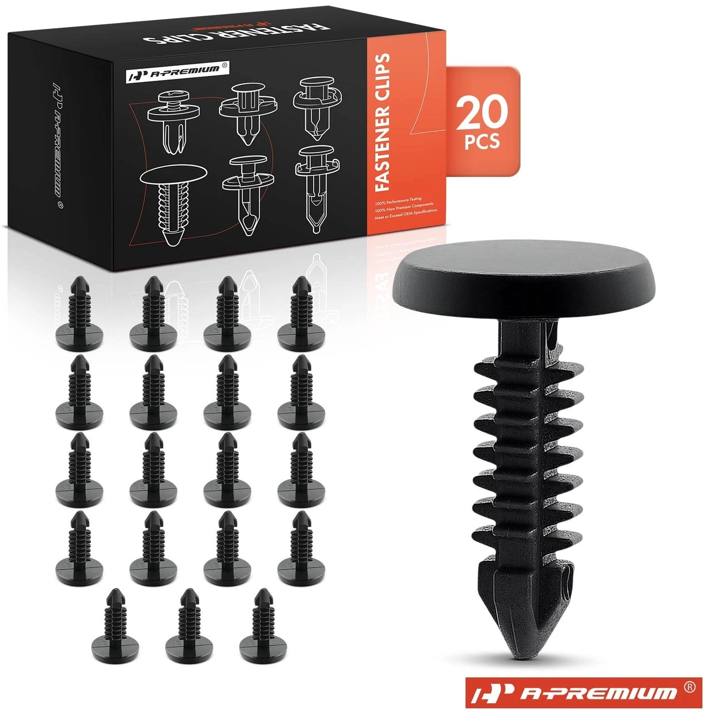 20Pcs Nylon Weatherstrip Retainer Clips for GM Chevy Buick