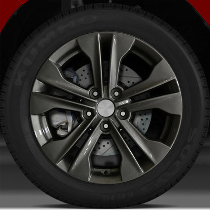 17x7 Factory Wheel (Medium Charcoal Full Face) for Hyundai Santa Fe