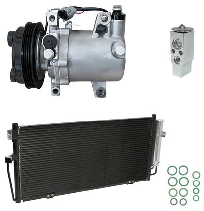 AC Compressor Kit with Condenser for Subaru Impreza 2.5L (2007–2011)